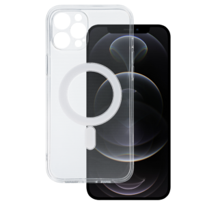TEL PROTECT MagSilicone Case for Iphone 12 Pro Max Transparent