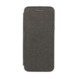 Vennus Book COTTON Case for Samsung Galaxy A6 Plus 2018 black