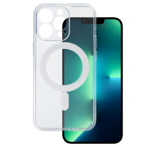 TEL PROTECT MagSilicone Case for Iphone 13 Pro Transparent