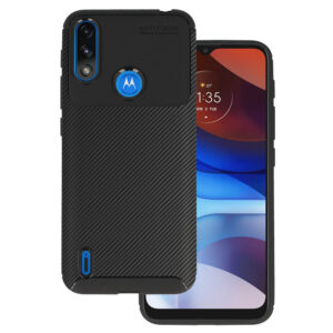 Vennus Carbon Elite for Motorola E7 Power Black