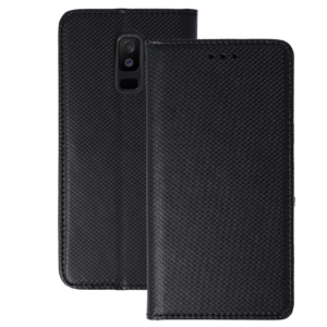 Smart Book MAGNET Case for SAMSUNG GALAXY A6 PLUS (2018) BLACK