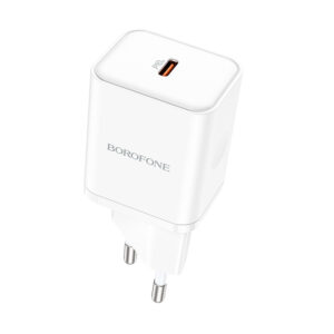 Borofone Wall charger BN6 Field - Type C - QC 3.0 PD 20W white