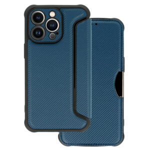 Razor Carbon Book Case for Iphone 13 Pro Max navy