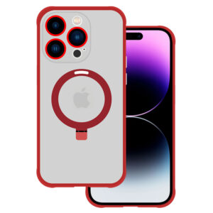 Tel Protect Magical Magsafe Stand Case for Iphone 14 Pro red