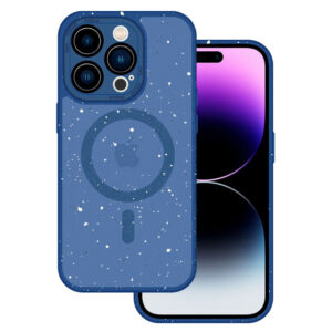 Tel Protect Magnetic Splash Frosted Case for Iphone 15 Pro Max Navy