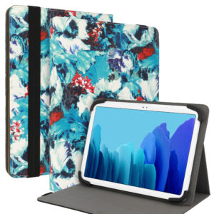 Wonder Canvas Tablet Case 13 inches white poppies