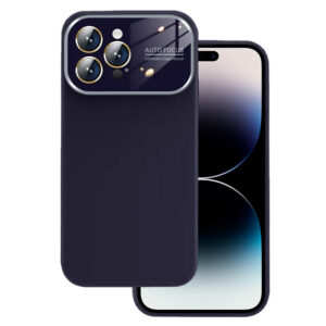 Soft Silicone Lens Case for Iphone 12 purple