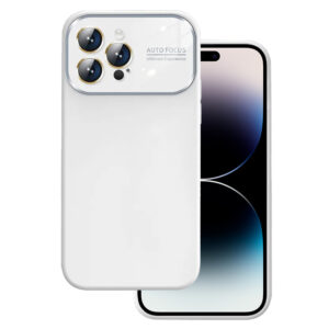 Soft Silicone Lens Case for Iphone 14 Pro white