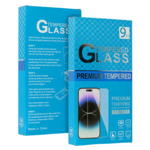 Tempered glass Blue Multipack (10 in 1) for IPHONE 15/15 PRO (stronger glue 300µ)