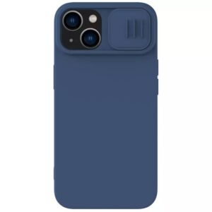 Nillkin CamShield Silky Silicone Case for Iphone 15 Plus navy