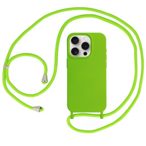 Strap Silicone Case for Iphone 14 Pro design 1 green
