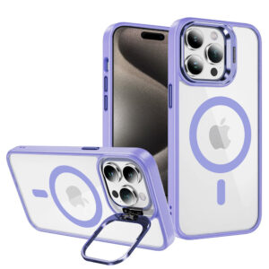 Tel Protect Kickstand Magsafe Case for Iphone 11 light purple