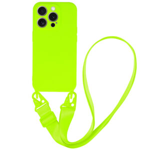 Strap Silicone Case for Iphone 11 design 2 lime