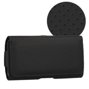 HIT Belt Holster (SIZE XL) for Iphone 17 Pro Max/16 Pro Max/Samsung A55 5G/A53/S25/S24 design 4 black (167x83 mm)