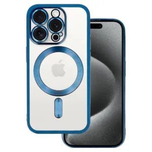 Metallic Magsafe Case for Iphone 13 Blue
