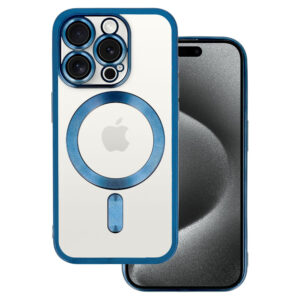Metallic Magsafe Case for Iphone 14 Pro Blue