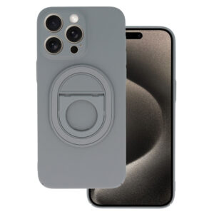 Tel Protect Magnetic Elipse Case for Iphone 15 Pro grey