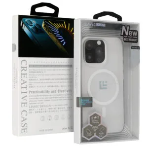 Warframe Magsafe Series Case for Iphone 15 Plus white