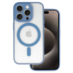 Acrylic Color Magsafe Case for Iphone 16 light blue