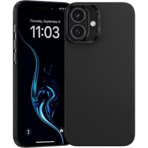 Benks Magnetic Armor Air Kevlar Case PC Frame 600D for Iphone 16 Plus black