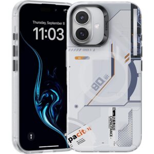 Benks Magnetic Mecha Series Case for Iphone 16 Plus white