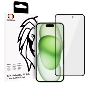 Tempered glass Tel Protect 10X Privacy Plus Titanium for Iphone 16