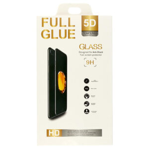 Tempered Glass Full Glue 5D for IPHONE 16 PRO MAX BLACK
