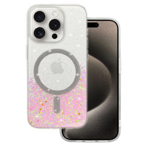 Tel Protect Moonlite Magsafe Case for Iphone 14 Pro pink clear