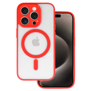 Acrylic Color Magsafe Case for Samsung Galaxy S25 red