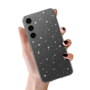 Crystal Glitter Case for Samsung Galaxy S25 Silver
