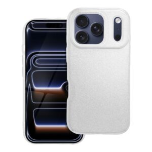 Shining case for iPhone 18 Pro / 17 Pro silver