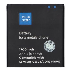 Blue Star Battery for Samsung Core Prime G3606 G3608 G3609 1700 mAh Premium