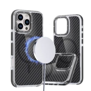 Fiber case for Samsung S26 compatible with MagSafe black
