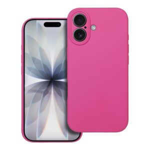 Case for iPhone 17 Silicone 2mm (camera protection) compatible with Magsafe pink
