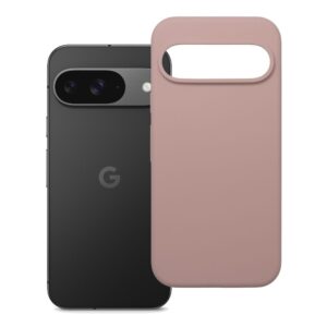 Case for Google Pixel 9 Silicone 2mm (camera protection) powder pink