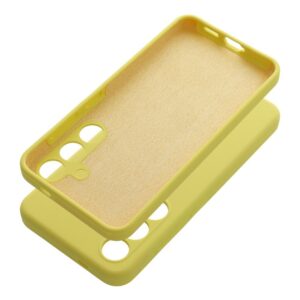 Case for Samsung A06 4G Silicone 2mm (camera protection) yellow