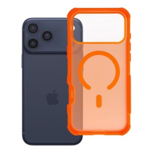 Forcell Case for iPhone 18 Pro Max / 17 Pro Max F-Protect BumperX Premium compatible with MagSafe orange