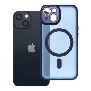 Variete Mag Cover case for iPhone 14 compatible with MagSafe navy blue