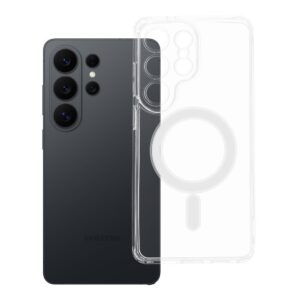 Clear Mag Cover (STR / CAMERA PROTECTION) case for Samsung S26 ULTRA compatible with MagSafe transparent