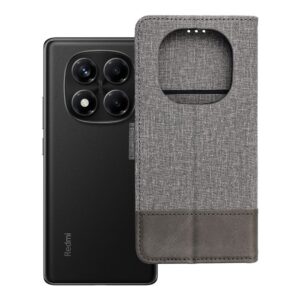 Gomma Book flip case for Xiaomi Redmi Note 14 PRO 4G gray