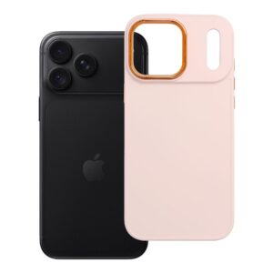 Frame case for iPhone 18 Pro Max / 17 Pro Max powder pink