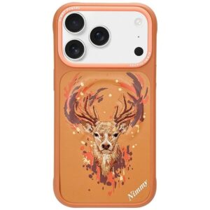 NIMMY case DEER compatible with MagSafe for IPHONE 18 Pro/17 Pro orange