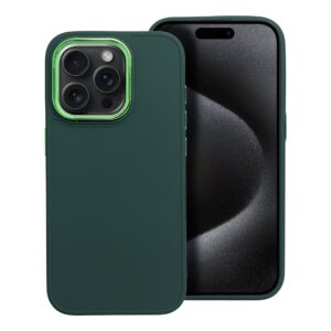 Frame case for iPhone 15 PRO green