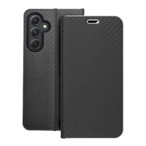 Luna Book Carbon flip case for Samsung A54 5G black