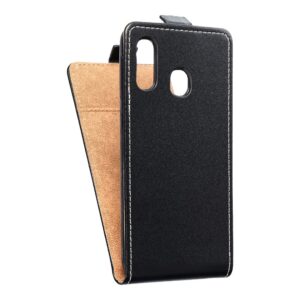 Vertical flip case for Samsung A20e Slim Flexi Fresh black