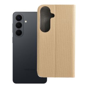 Sensitive Book flip case for Samsung S26 gold