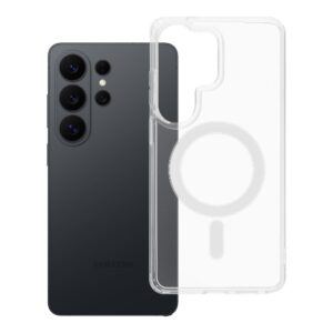 Clear Mag Cover (STR) case for Samsung S26 ULTRA compatible with MagSafe transparent