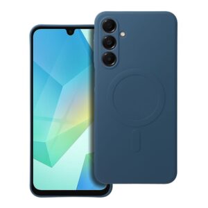 Silicone Mag Cover case for Samsung A16 5G / A16 4G compatible with MagSafe (camera protection) blue
