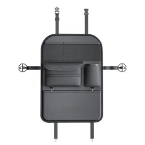 Car organizer for front seats with compartments D03 black