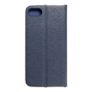 Luna Book Gold flip case for iPhone 7 / 8 / SE 2020 / SE 2022 navy blue